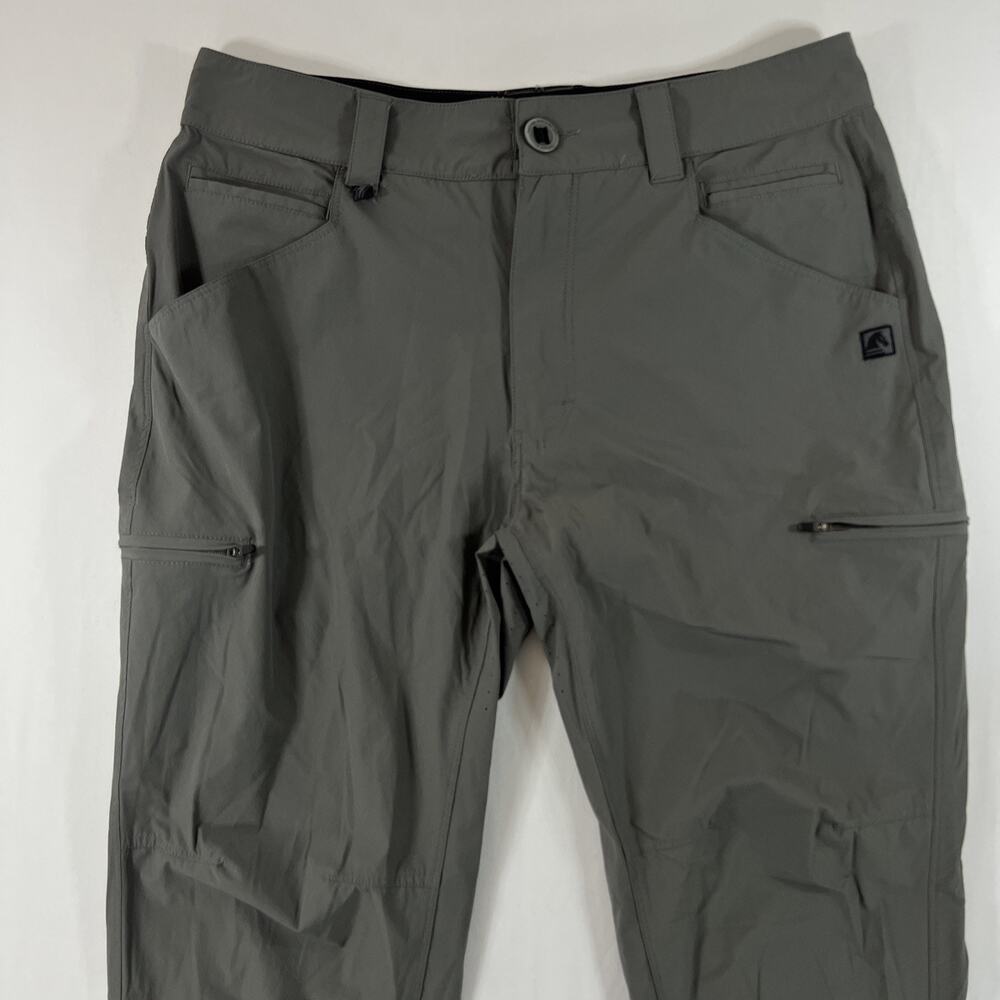 TD Apparel Neptune Amphibious Pants Mens 32x32 Gray Hiking Outdoor Nylon Stretch - Picture 2 of 10